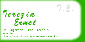 terezia ermel business card